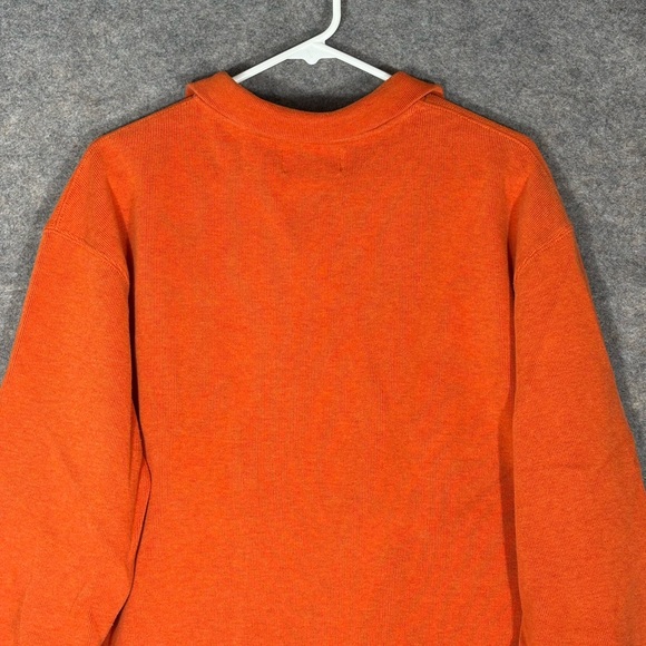 Ralph Lauren Orange Quarter-Zip Sweatshirt - Picture 11 of 11
